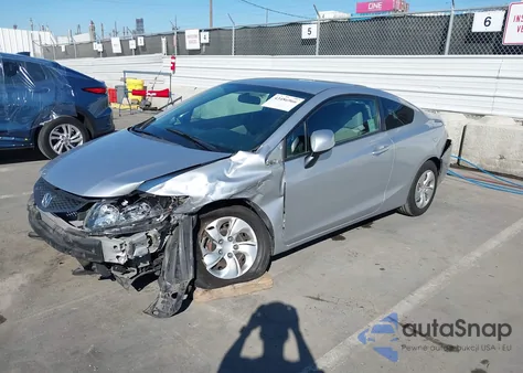 2013 Honda Civic Lx z USA, uszkodzony, nr VIN 2HGFG3B54DH517319